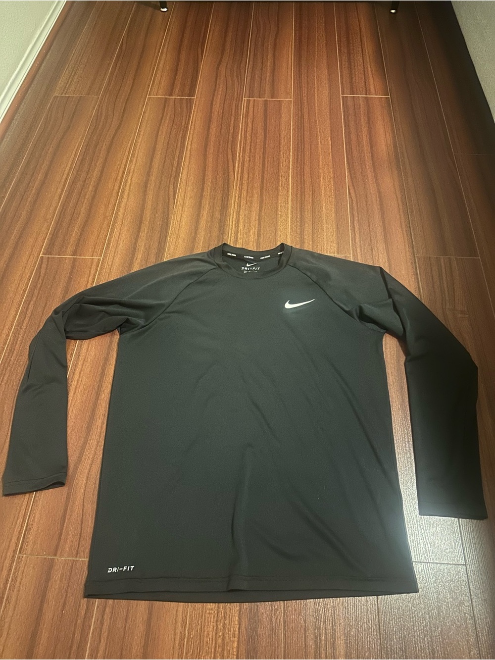 Nike Black Long Sleeve Dri-FIT Athletic Shirt